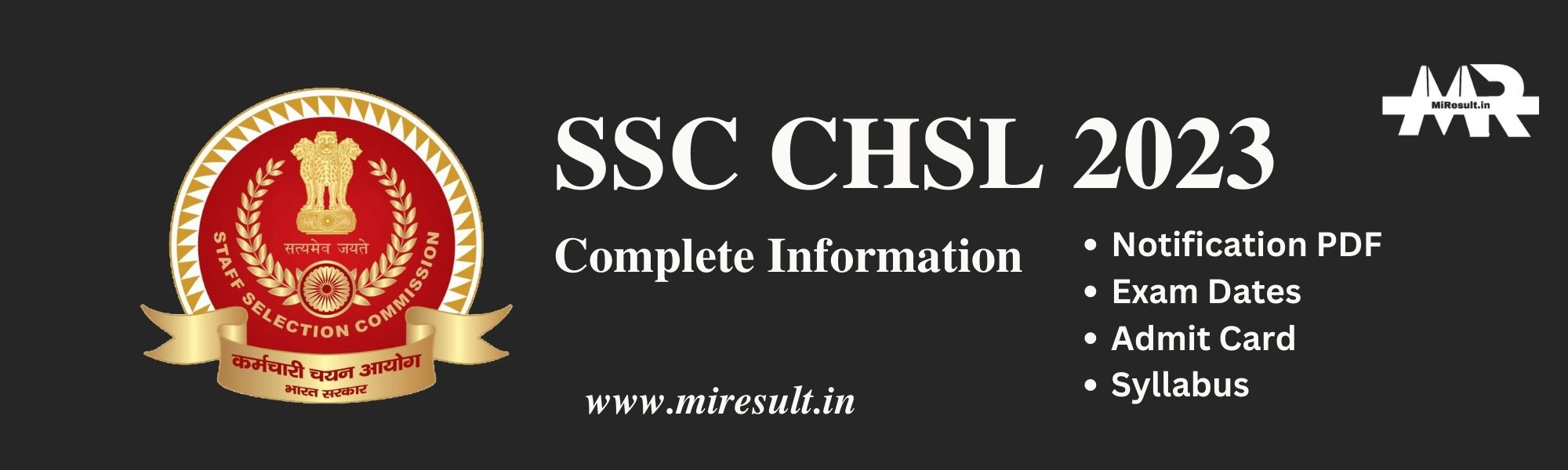 Ssc Chsl Notification Pdf Exam Date Admit Card Apply Now